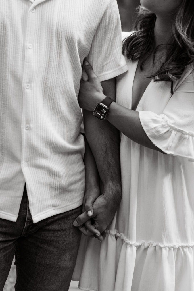 Couple holding hands taken by an Idaho Elopement Photographer