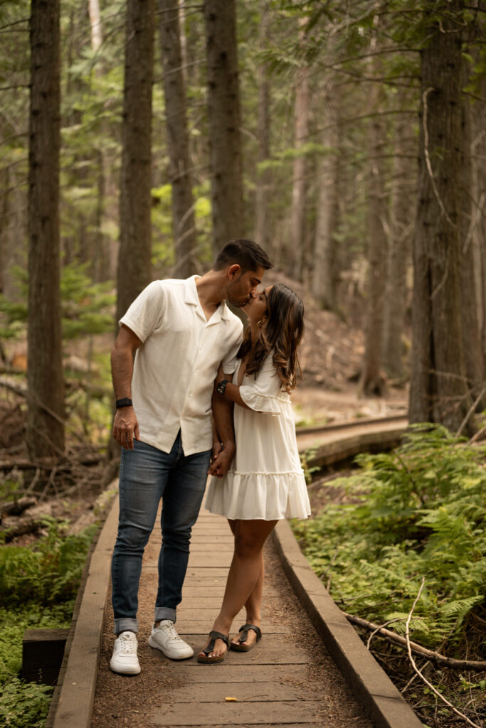 Elopement in the woods taken by an Idaho Elopement Photographer