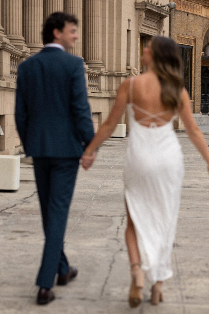 Engaged couple holding hands taken by Spokane Washington Photographer.