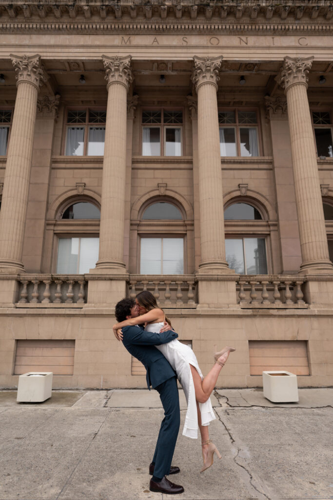 Engaged couple holding hands taken by Spokane Washington Photographer.
