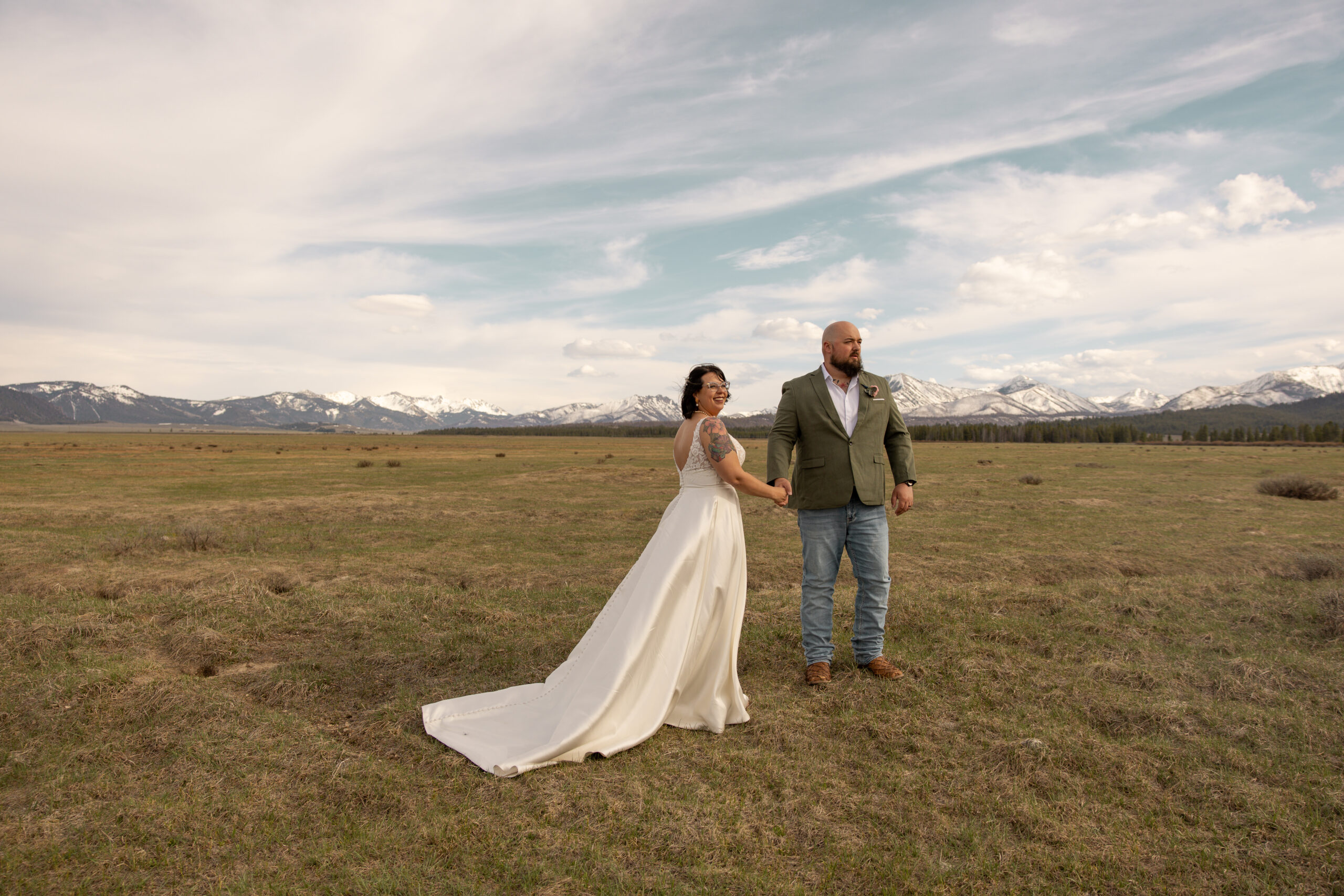 Elopement cake taken by Idaho elopement photographer.