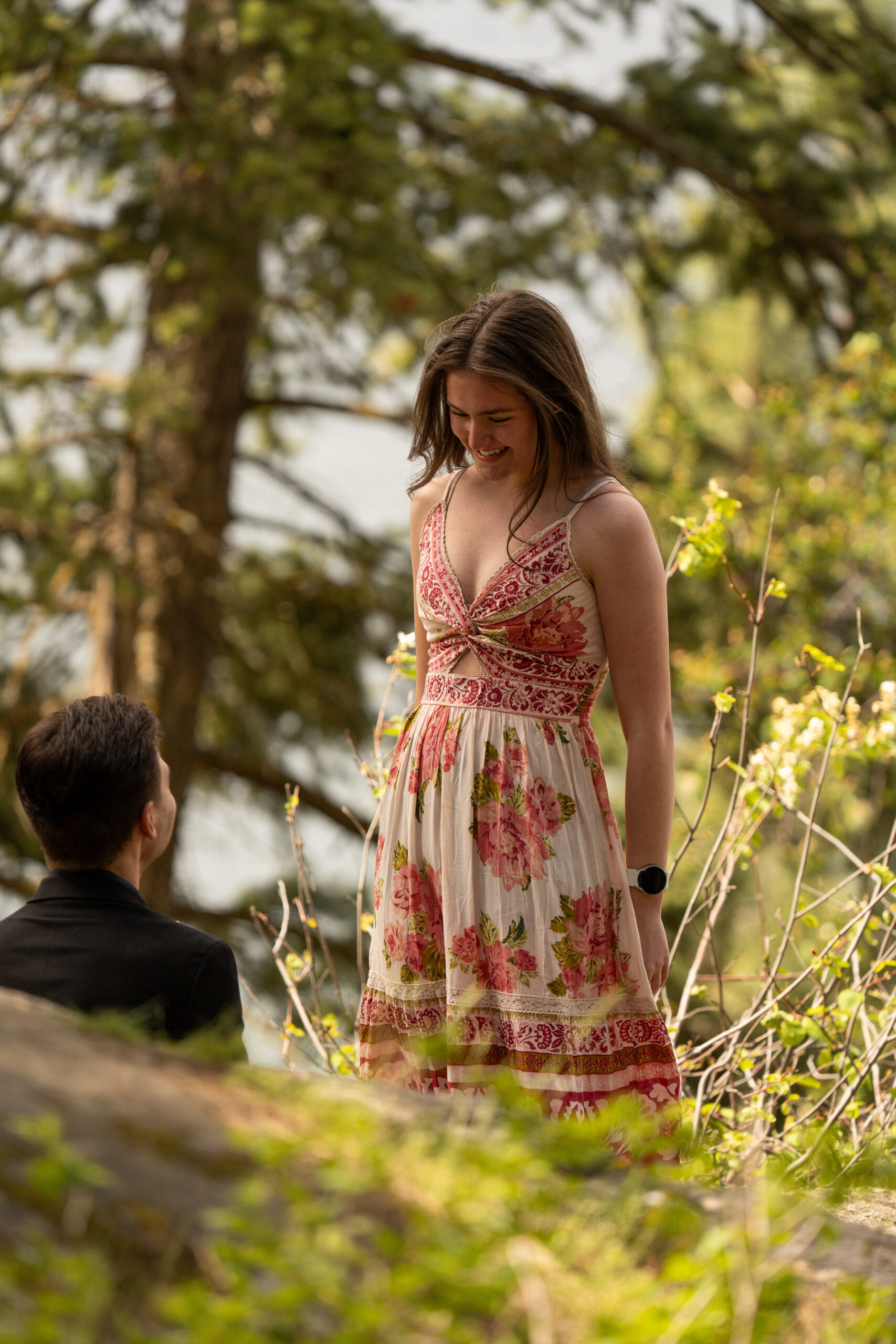 Girl smiling taken by proposal photographer